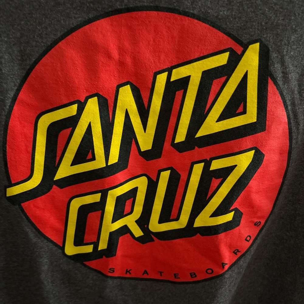 Santa Cruz skateboards Gray T-Shirt size L - Picture 8 of 8